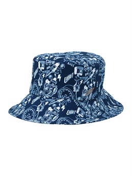 HYOD MOTO CAP BUCKET(NAVY/WHITE GRAPHIC)