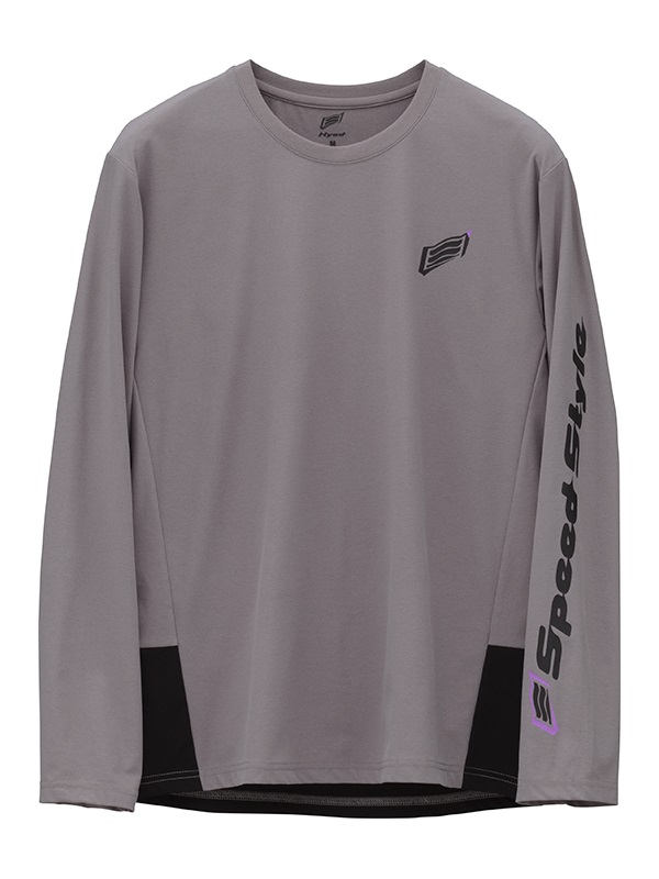 EVOKE LONG SLEEVE SHIRTS(GREY-S)