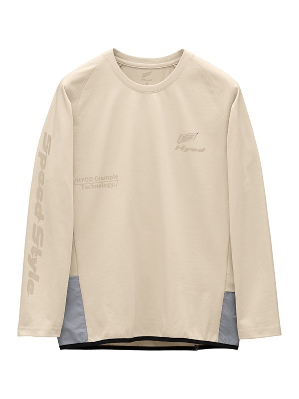 EVOKE LONG SLEEVE SHIRTS(LIGHT GREY-S)