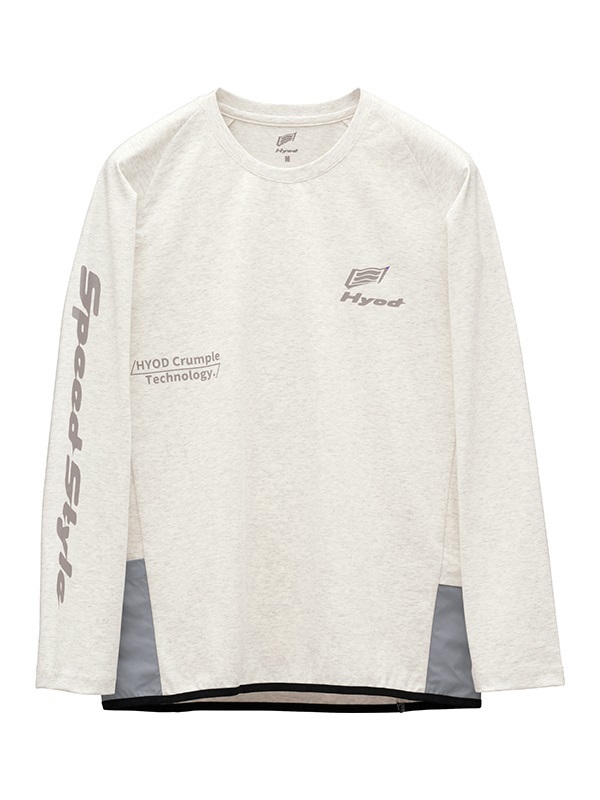 EVOKE LONG SLEEVE SHIRTS(OATMEAL-S)