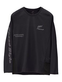 EVOKE SYSTEM LONG SLEEVE SHIRTS(BLACK-S)