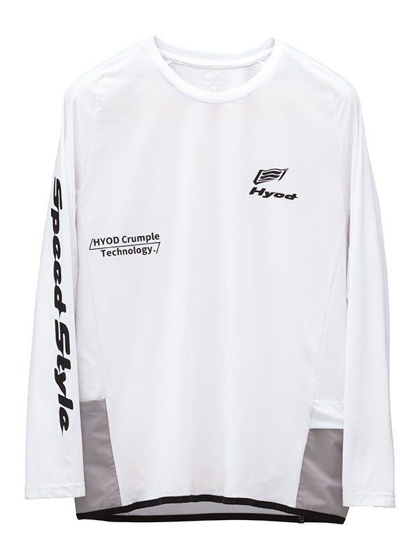 EVOKE LONG SLEEVE SHIRTS(WHITE-S)