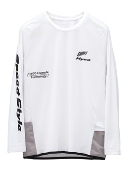 EVOKE SYSTEM LONG SLEEVE SHIRTS(WHITE-S)