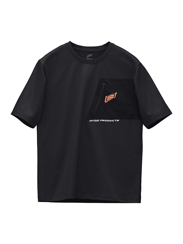 EVOKE SHORT SLEEVE SHIRTS(BLACK-S)