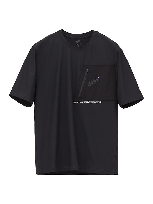 EVOKE SHORT SLEEVE SHIRTS(BLACK-S)