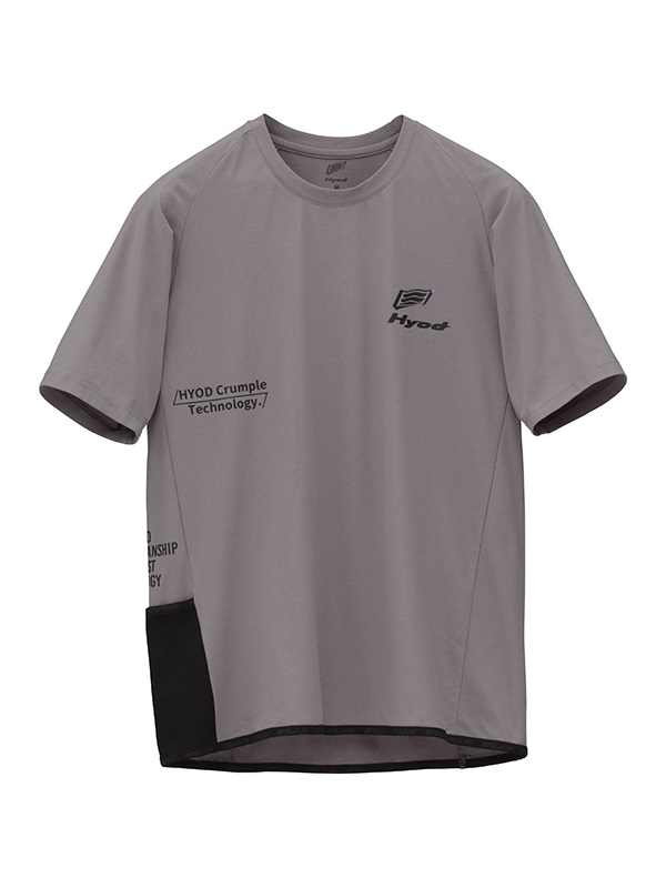 EVOKE SHORT SLEEVE SHIRTS(GREY-S)