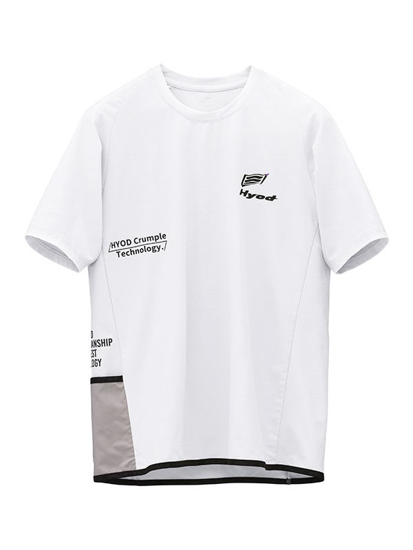 EVOKE SHORT SLEEVE SHIRTS(WHITE-S)