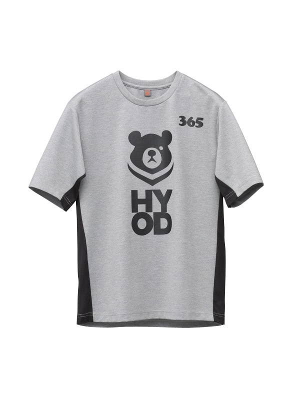 HYOD365 SHORT SLEEVE T-SHIRTS(GREY-S（ユニセックス）)