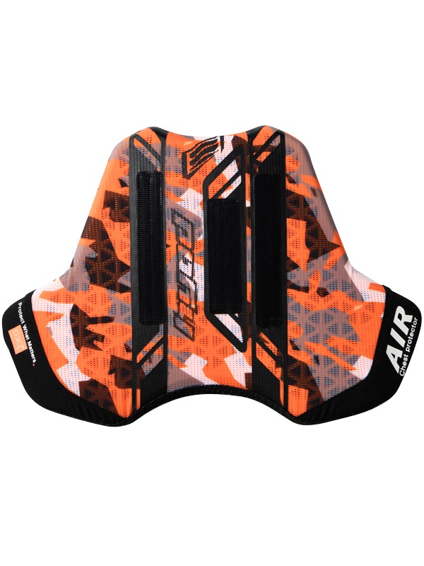 HYOD D3O® AIR CHEST PROTECTOR (HYOD STORE LIMITED)(BLACK/ORANGE CAMO-FREE)