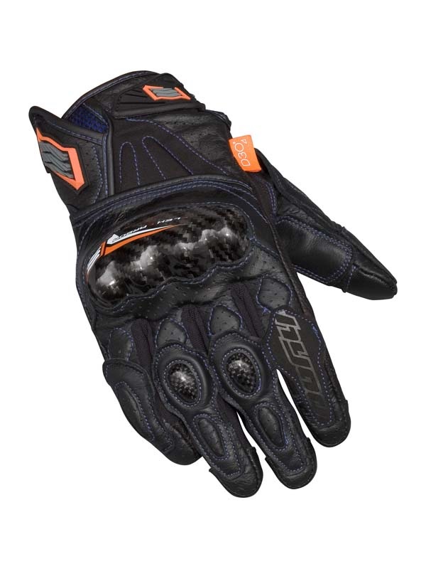 ST-X CORE D3O® GLOVES(BLACK/BLUE STITCH-M)