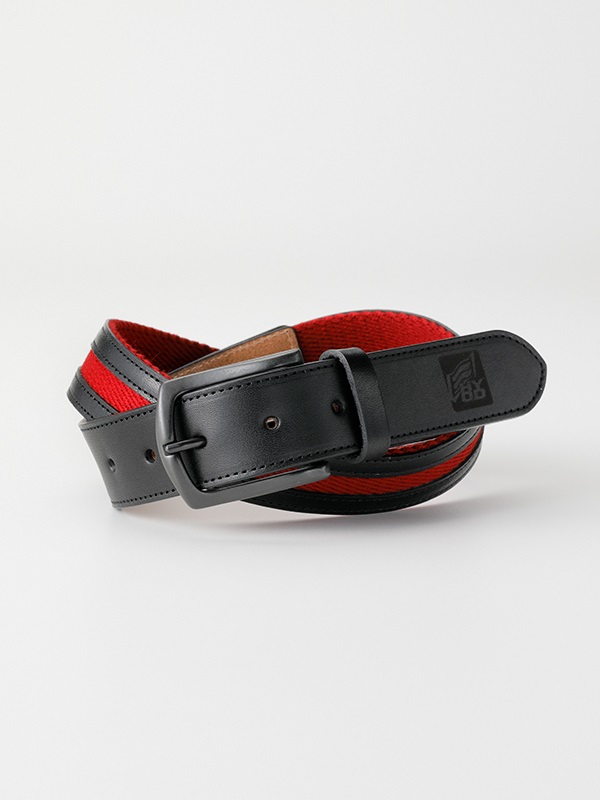 HYOD LINE BELT(BLACK/RED-FREE)