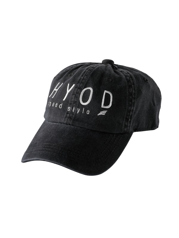 HYOD WASHED COTTON CAP <HYOD>(BLACK-FREE)