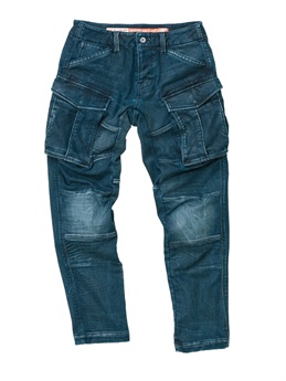 HYOD D3O®3D CARGO PANTS “WARM LAYERED”(INDIGO(aged-wash)-28)