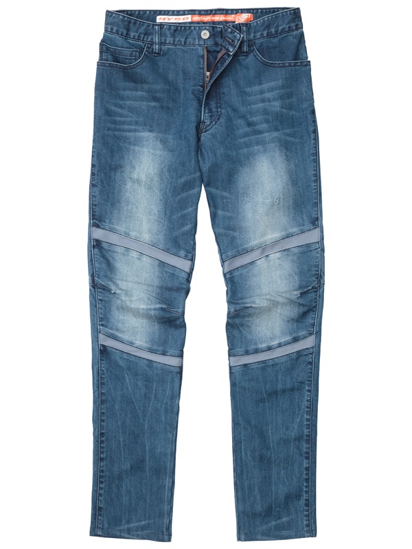 HYOD D3O® BIKERS 3D PANTS(INDIGO(aged-wash)-28)
