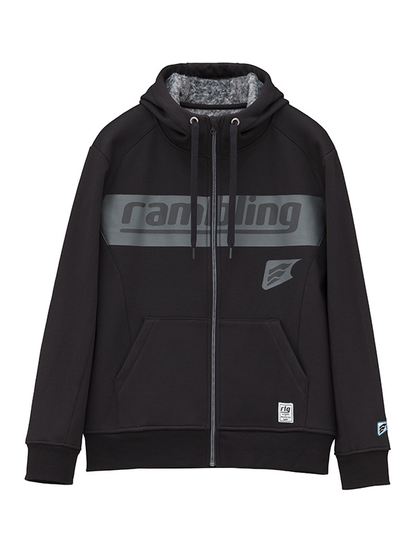 HYOD rambling WIND BLOCK HEAT FULL ZIP PARKA FRANK(BLACK/BLACK-M)