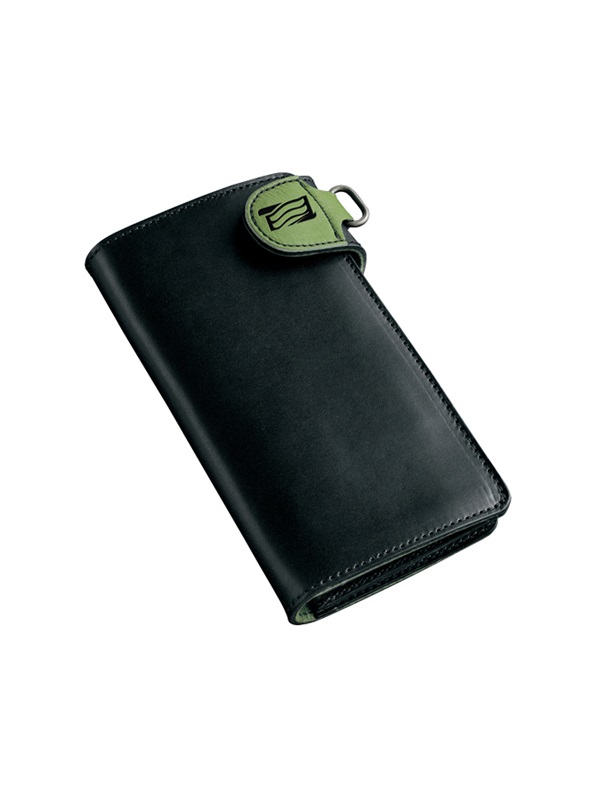 HYOD× GAHO LEATHER WALLET TYPE-A Limited(BLACK/ITALIAN GREEN-FREE)