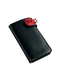 HYOD× GAHO LEATHER WALLET TYPE-A Limited(BLACK/ITALIAN RED-FREE)