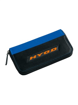 HYOD× GAHO LEATHER ZIP WALLET TYPE-C Limited(BLACK/NEW BLUE-FREE)