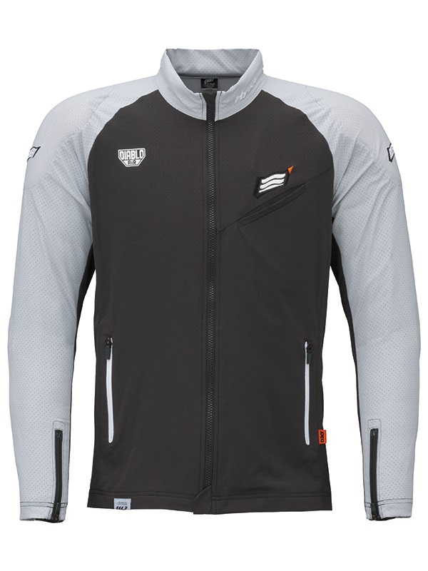ST-S UCHIMIZU VENTED D3O® COOL DRY JAC(GREY/BLACK-S)