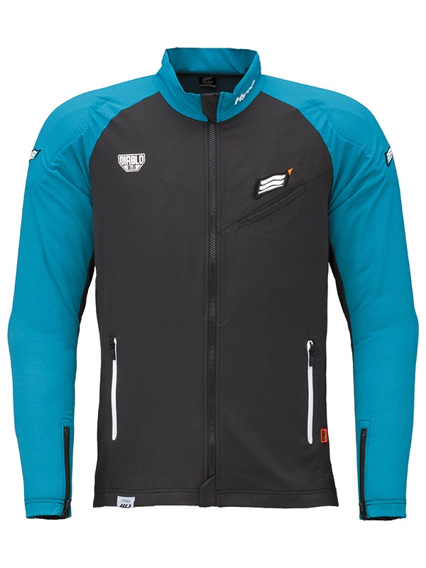 ST-S UCHIMIZU VENTED D3O® COOL DRY JAC(TURQUOISE/BLACK-S)