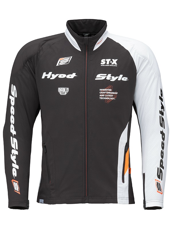ST-S UCHIMIZU VENTED D3O® SPEED-iD COOL DRY JAC(BLACK/WHITE-S)
