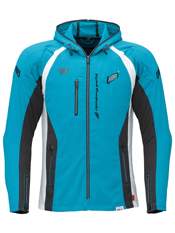 ST-S UCHIMIZU VENTED D3O® COOL DRY PARKA(TURQUOISE/BLACK-S)