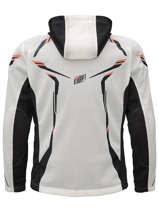 【美品】HYOD パンチングレザー XL　アイボリー　脊髄D3Oプロテクタ完備 ST-X THE MESH D3O® PROTECT PARKA〔ALTIS〕 | HYOD PRODUCTS