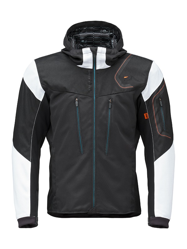 ST-X TEXTILE〔PAVISE D3O®〕(BLACK/WHITE/BLUE ACCENT-M)