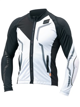 HYOD D3O® AIR PROTECT RASH GUARD(WHITE/BLACK-M)