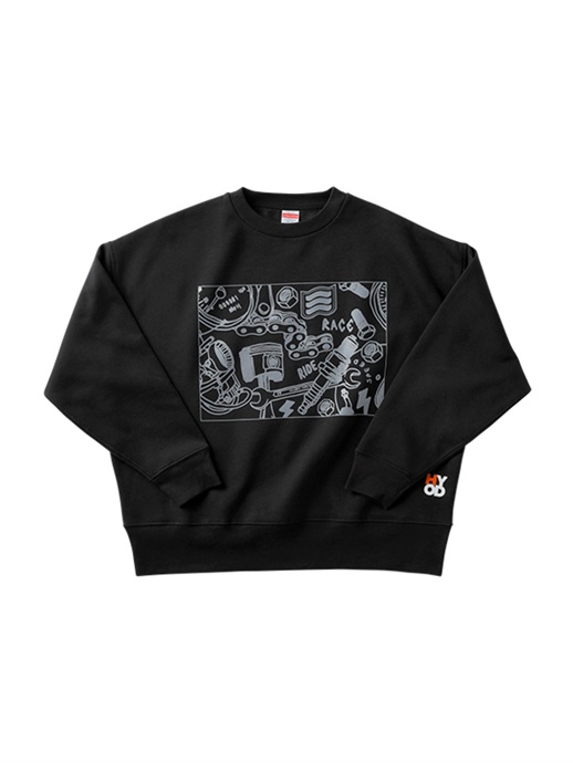 HYOD BIG SILHOUETTE SWEAT（ILLUSTRATION）
