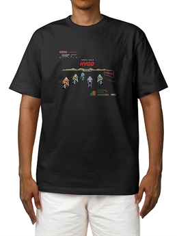 HYOD NOISE LIMITED T-SHIRTS“PIXEL”(BLACK-M)