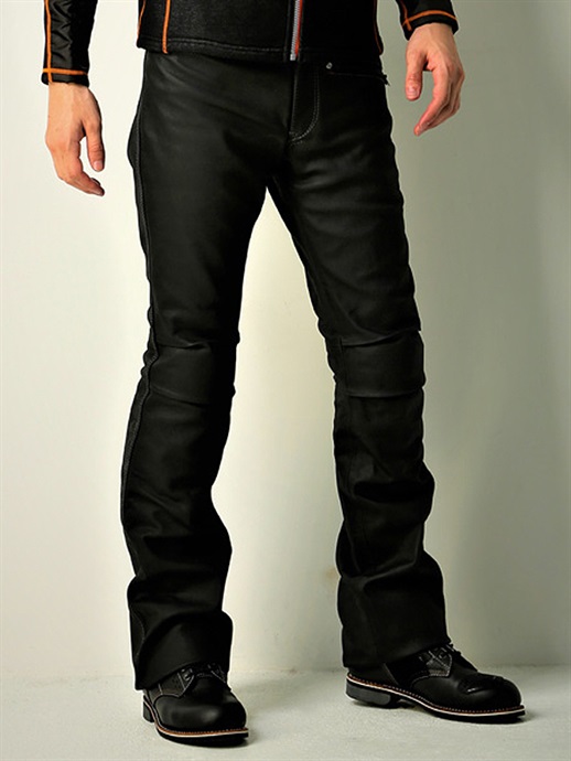 HYOD SMART LEATHER D3O STREET PANTS AGED-