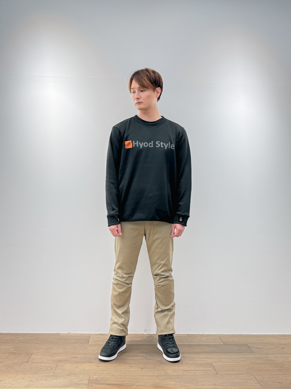LLサイズ着用イメージ（身長176cm・体重66kg）