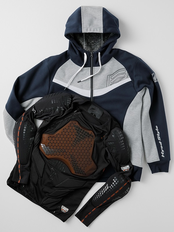 HYDO ヒョウドウ　ウィンドブロック　パーカ　スウェット WIND BLOCK HEAT FULL ZIP PARKA | HYOD PRODUCTSオフィシャルサイト