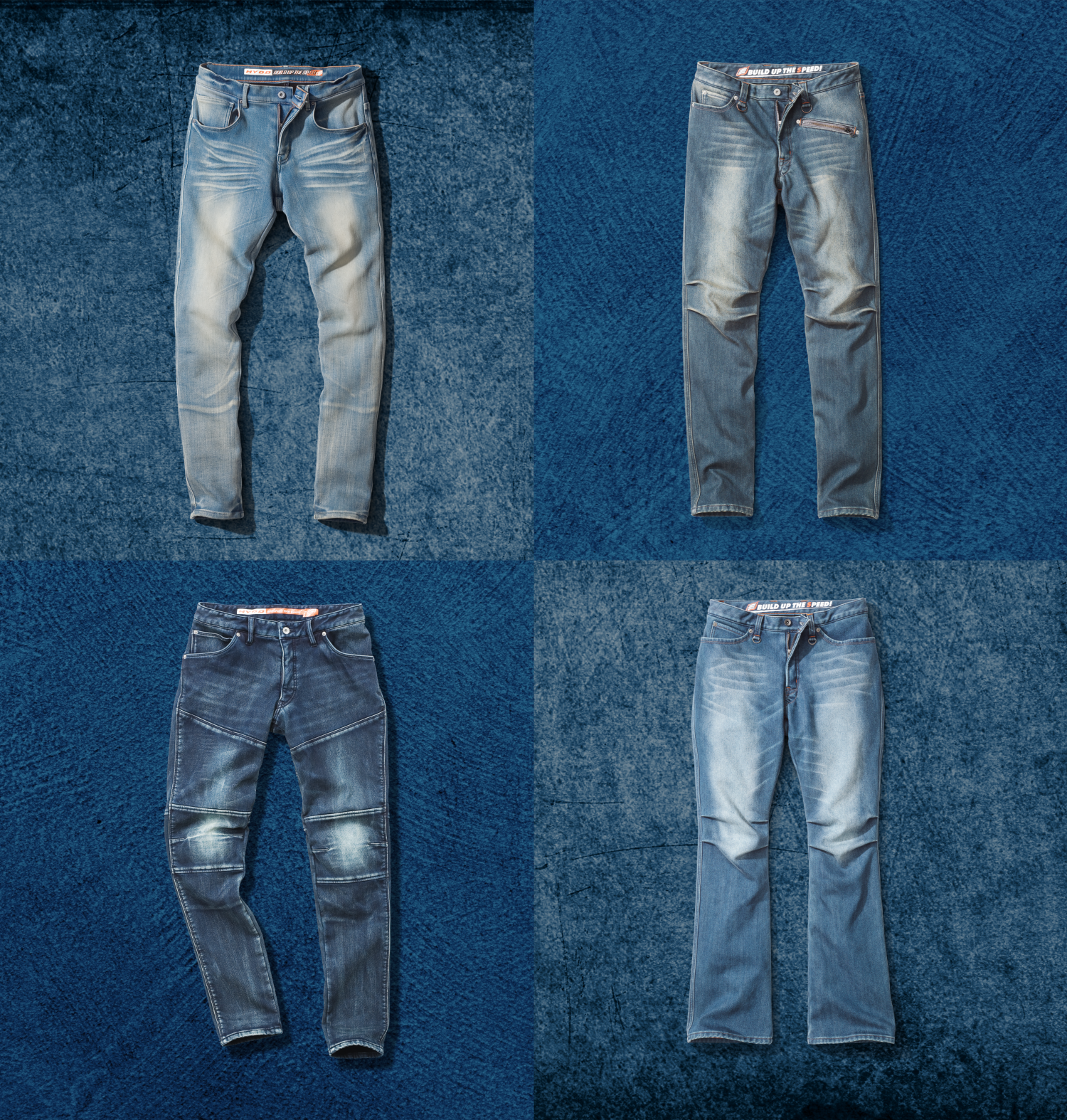 【サイズ34】HYOD SPRINT FIT DENIM　Light Aged HYOD D3O® SPRINT FIT DENIM “WARM LAYERED” | HYOD PRODUCTS