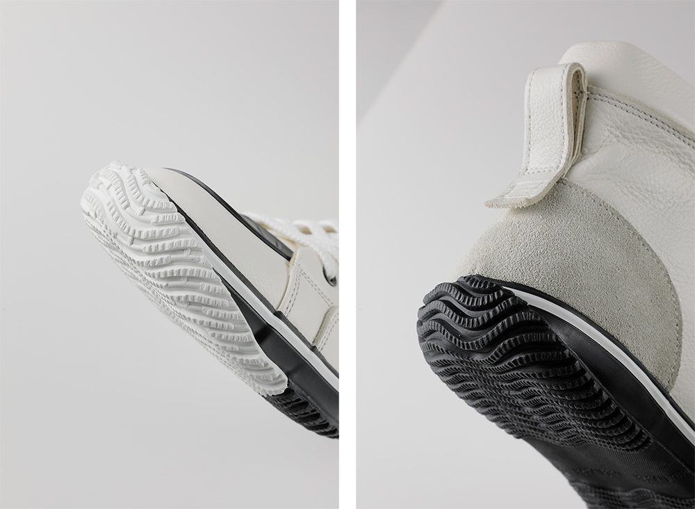 ジャパンメイドのバルカナイズ・スニーカー